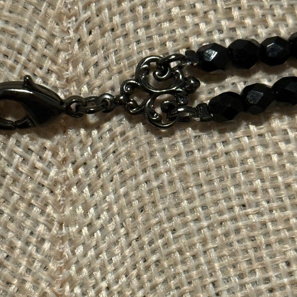 Vintage 1928 Black Beaded Choker - Picture 5 of 5
